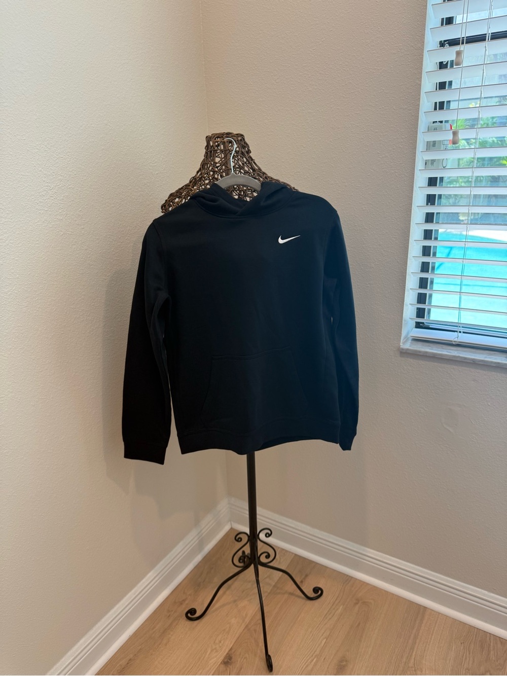 Nike Black Swoosh Pullover Hoodie